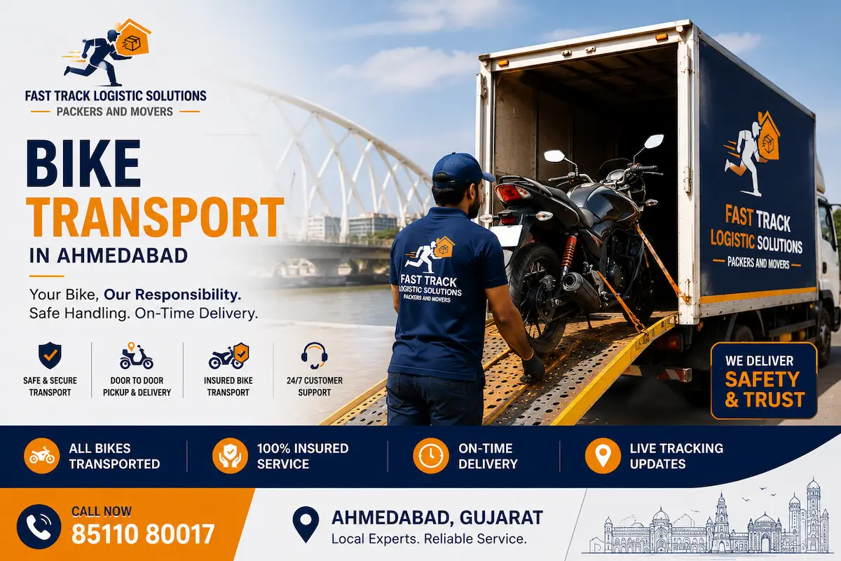 two wheeler shifting packers and movers ahmedabad