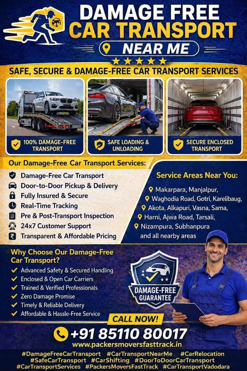 Car Carrier Vehicle Relocation Services Vadodara